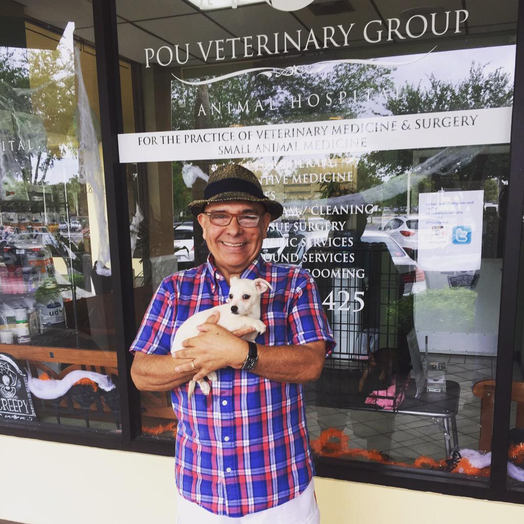 PouVetGroup's tweet image. One adoption down, three more to go! So happy to see our little puppy go to a great home! #keepingupwithpvg