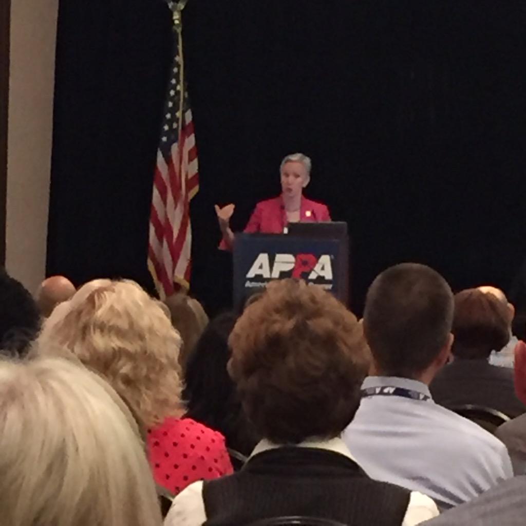 chrisgent's tweet photo. @publicpowerorg's Sue Kelly speaks during the opening of this week's #CustomerConnectionsConference #publicpower http://t.co/KA9SG09uAQ