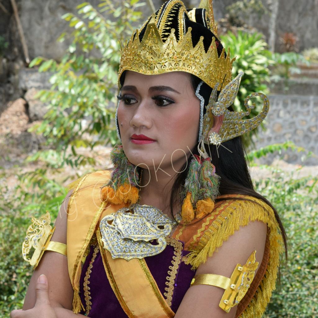 Jokoviks's tweet image. Pemeran Dewi Tara dalam sendratari kolosal Sugriwa Subali di #Kiskendo #VisitKulonProgo