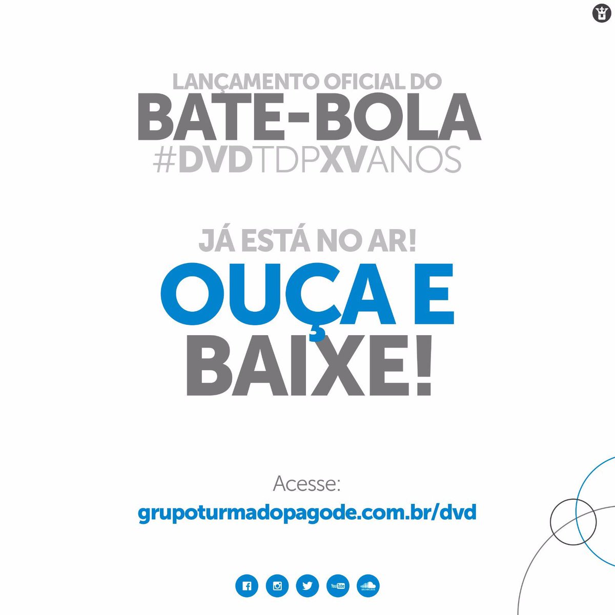 #TurmadoPagode divulga repertório do novo trabalho. migre.me/rRcgX #AssessoriaCatto