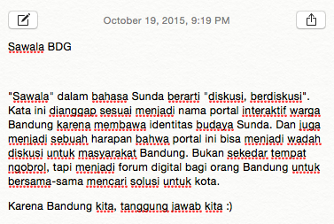 malarea's tweet photo. Let's innovate Bandung! "Sawala BDG" @innovatebdg @GNFI @relawan_bdg http://t.co/INIYJcTA2N