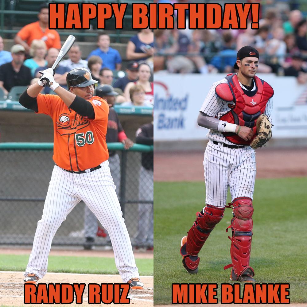 Happy Birthday to Randy Ruiz, & a Happy (Belated) Birthday to They combined to hit 20 homers in 2015. 