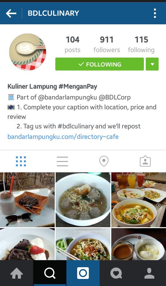 Sudah follow instagram @BDLculinary belum? Bisa cari referensi menu makan kamu disini..