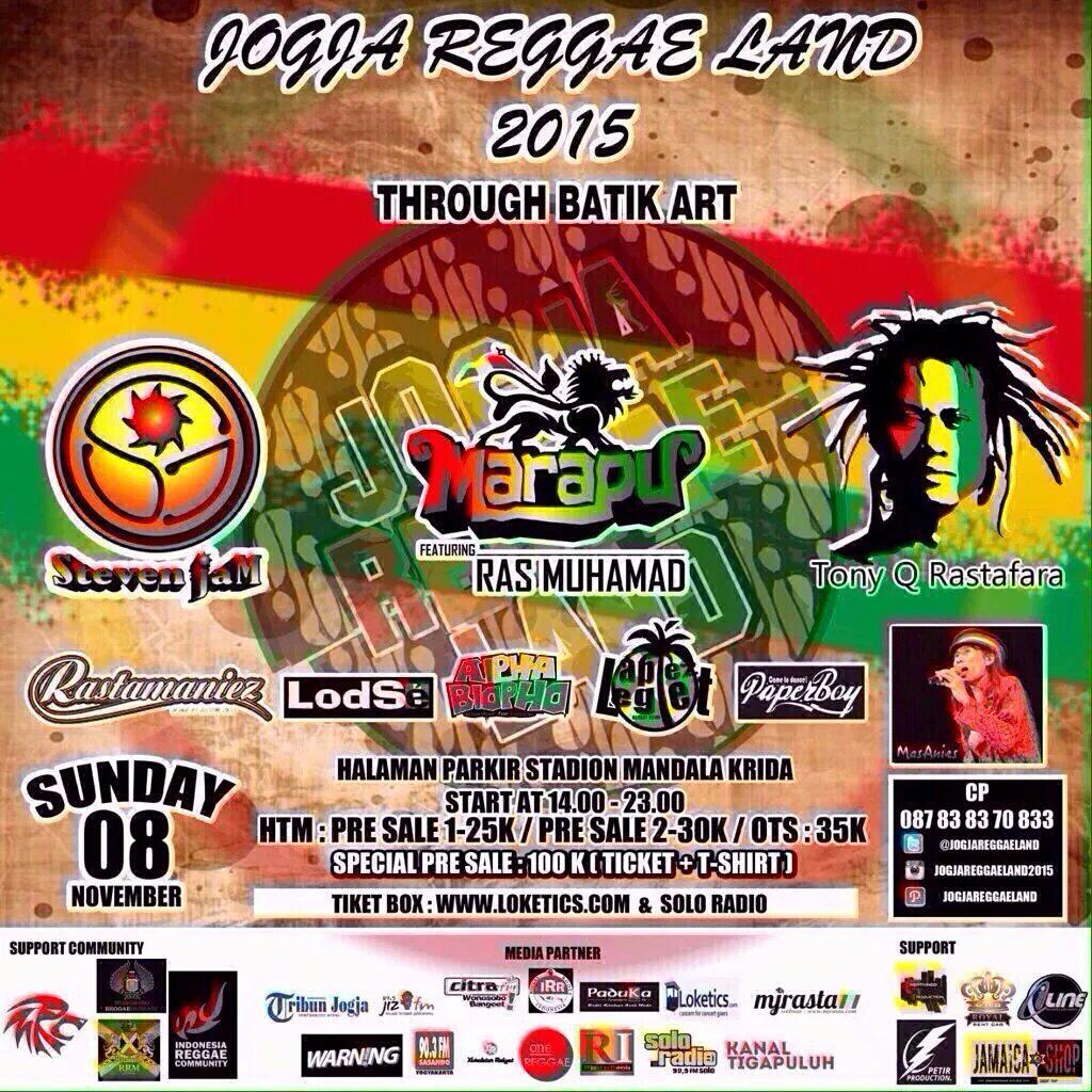 ig: 114itsgood (@114itsgood) on Twitter photo <a href="/jogjareggaeland/">Jogja Reggae Land #2</a> | 08 Nov 2015 | Baca artikel:
onereggae.com/festival-regga…
#onereggae #magazine #indonesia <a href="/jogjareggaeland/">Jogja Reggae Land #2</a> | 08 Nov 2015 | Baca artikel:
onereggae.com/festival-regga…
#onereggae #magazine #indonesia