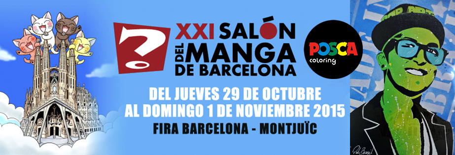 Os esperamos a todos en la Feria del MANGA BARCELONA
Del 29 Oct al 1 Nov
Con <a href="/PATBRAZILL/">Pat Brazil</a> y <a href="/Escolajoso/">Escola Joso</a>