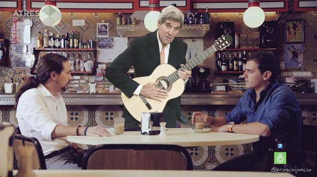 Fotos: La guitarra que Margallo le regaló a Kerry revoluciona la Red en forma de memes CRrKIVuXIAA4UOo
