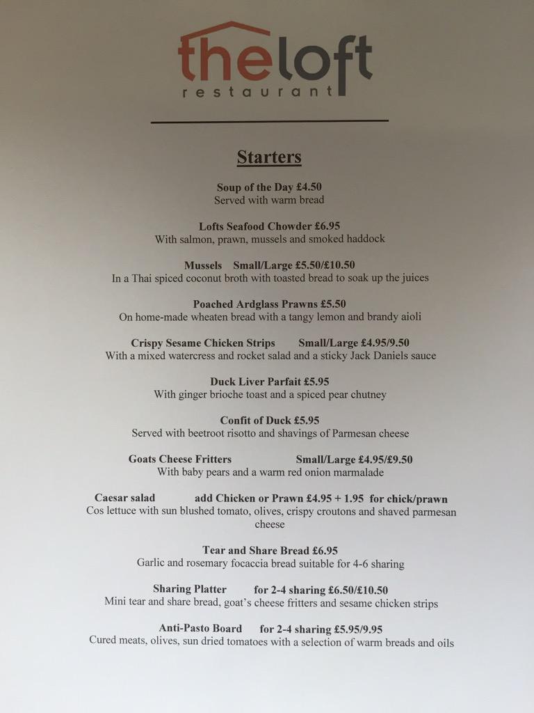 theloftmallusk's tweet photo. The Loft Menu 😍🍴 #breakfast #lunch #dinner #foodfood #somethingforeveryone http://t.co/BJ1IbPwPjD