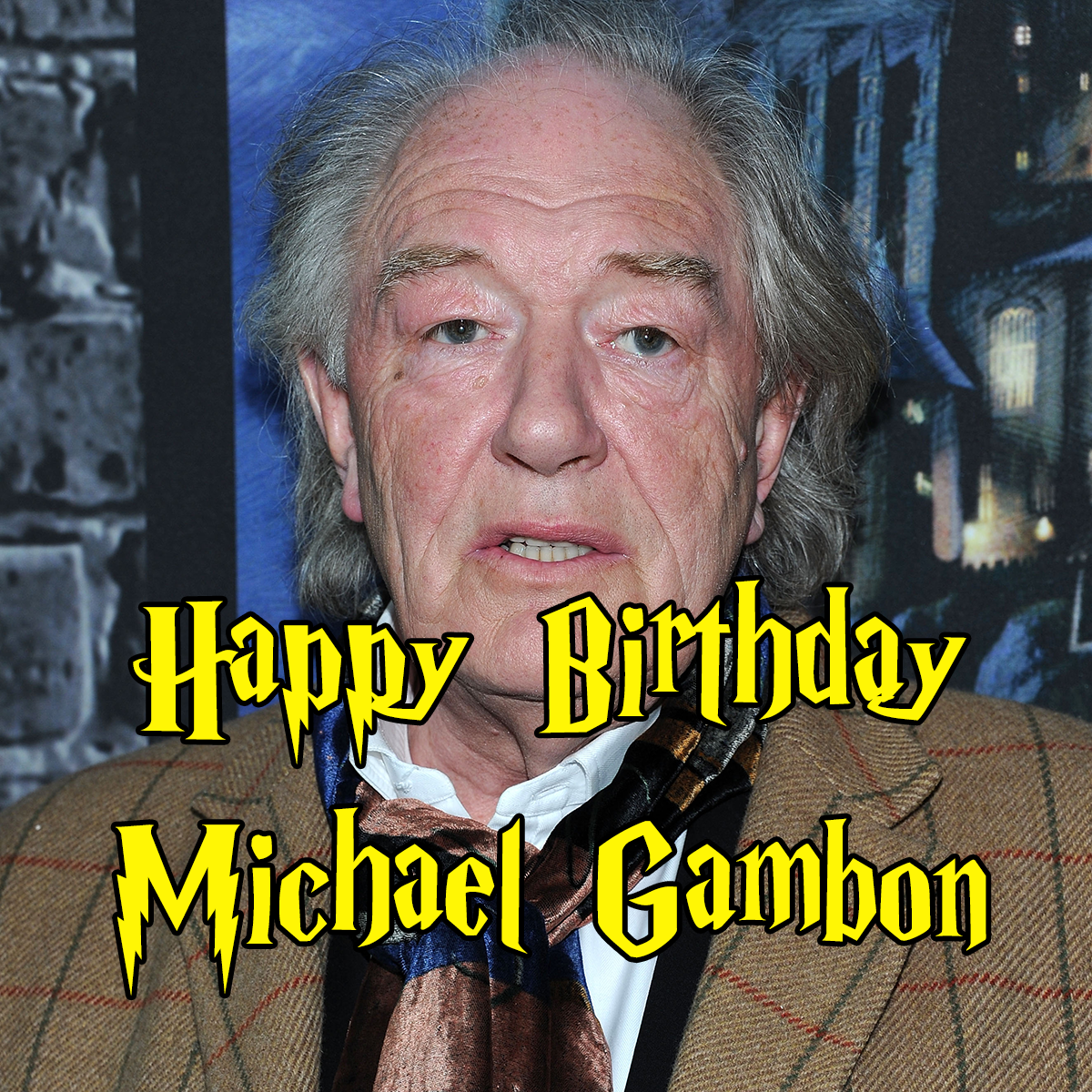 Happy 75th birthday to Michael Gambon AKA Dumbledore <3  