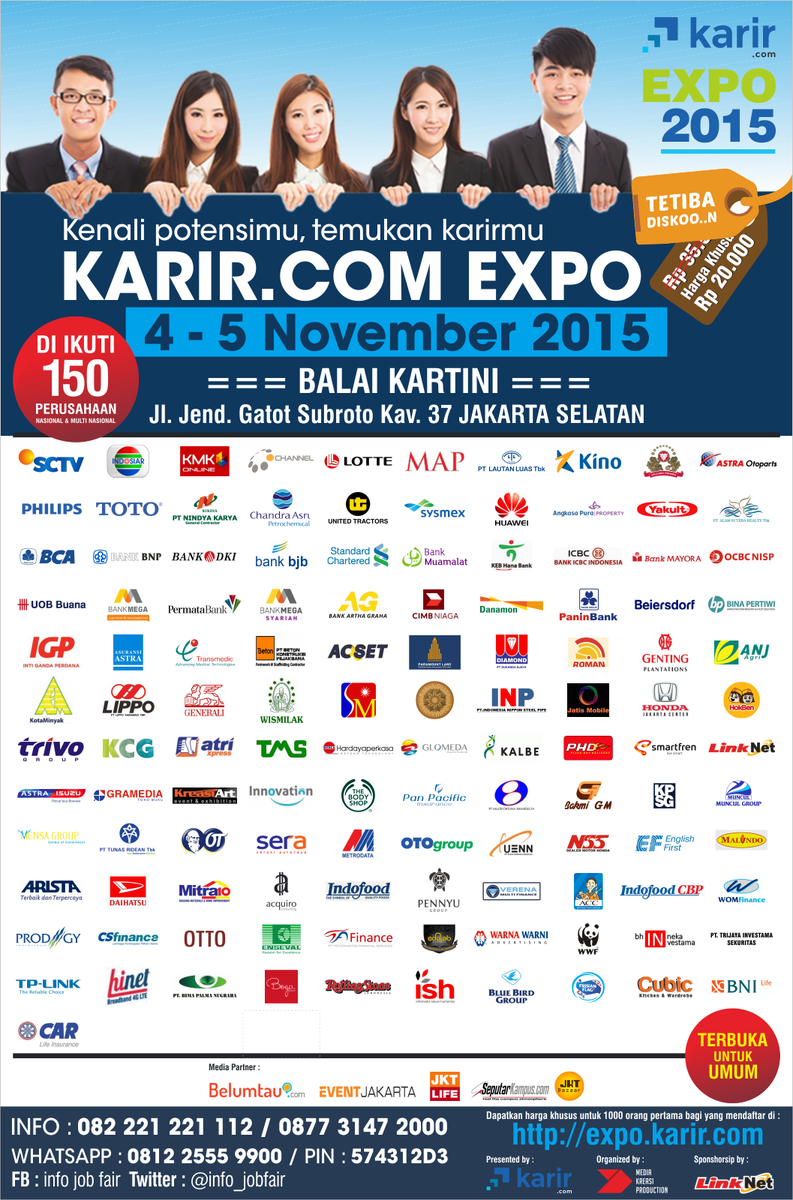 Tmn2 <a href="/UPNVJakarta/">UPN veteran jakarta</a> ayo temukan karirmu disini #Jakarta Karir.com Expo 4-5 Nov'15 at Balai Kartini
