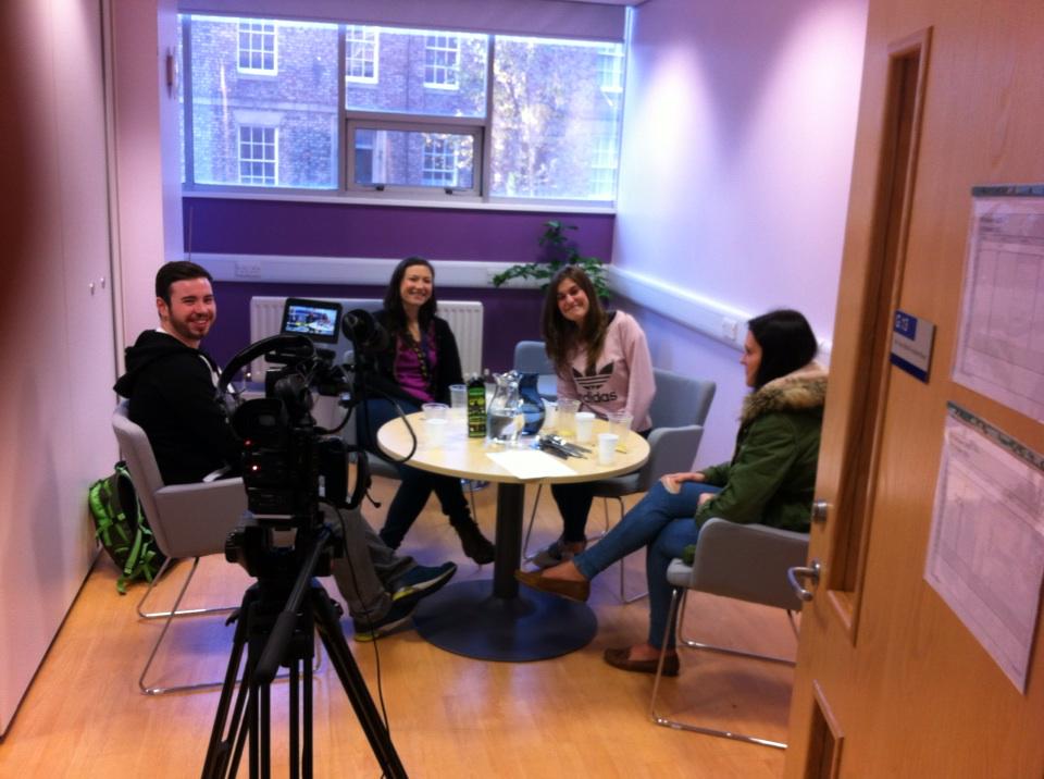 The BBC are filming Dr Kirsten Brandt in the nu-food research facility today for the TV show "trust me I'm a doctor"