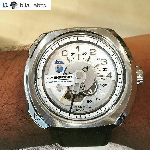 PatrickWatches's tweet image. #Repost @bilal_abtw with @repostapp
・・・
Have had a great time wearing the new @sevenfriday V-Series. You'll get a l…