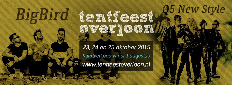 Aanstaande vrijdag speelt <a href="/BIGBIRDBAND/">BigBird</a> en zaterdag <a href="/Q5NewStyle/">Q5 New Style</a> bij <a href="/TentfeestOverl/">Tentfeest Overloon</a> #Tentfeest #Overloon