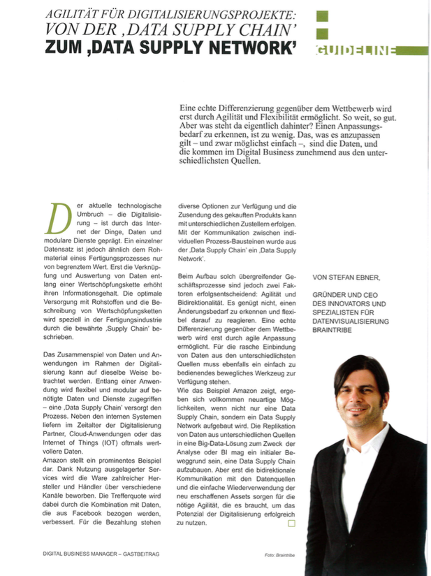 braintribe's tweet photo. Great article in the CIO Guide fall edition. A strategie-magazine for information-management. http://t.co/vBAoJO7Ue4