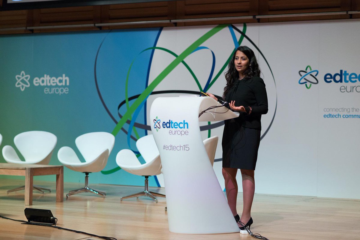 DukeFuqua's tweet photo. Radhika Palany #MBA ’09 & education lead with @SamsungTweets shared her education technology insights at #EdTech15 http://t.co/B234Jx8bUd