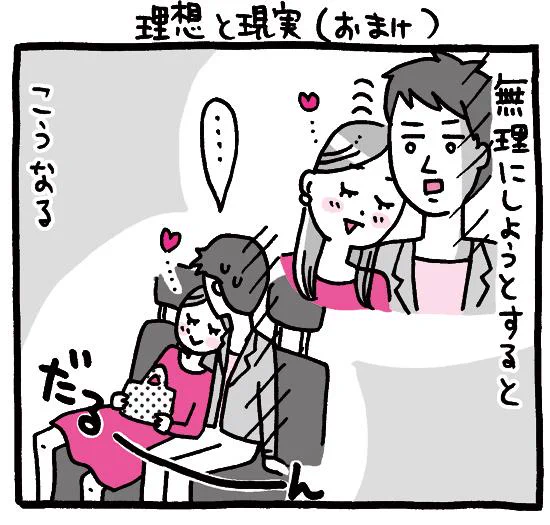 OLマンガ『しくじりヤマコ』 
第93話「理想と現実」おまけ
#1コマ漫画 