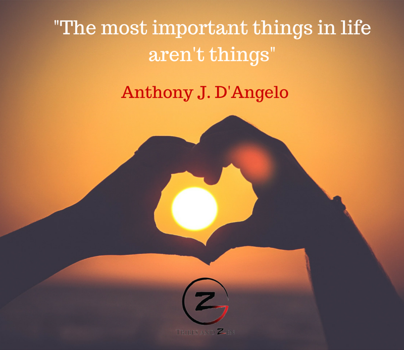 tribesandzen's tweet photo. "The most important things in life aren't things" Anthony D'Angelo #mondaymotivation #Taz.com http://t.co/hW00RbgSkU