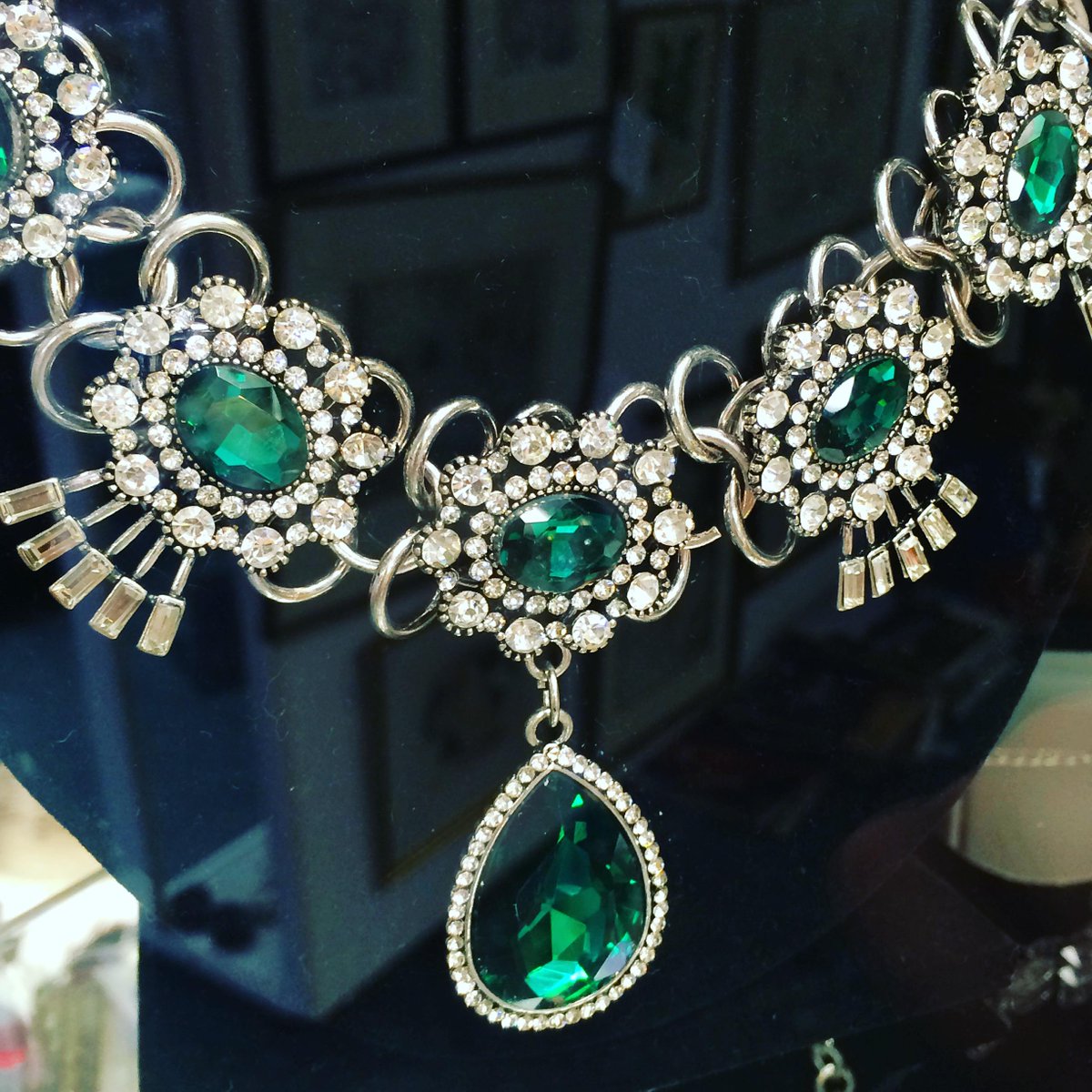 Who said that all that glitters is gold? This fabulous costume necklace is sure to make a statement #gloucester