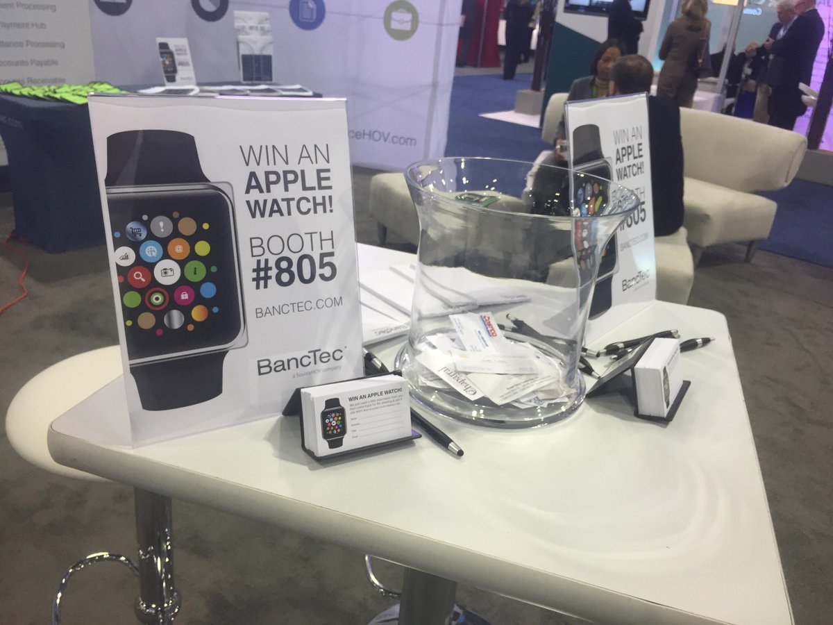 Interested in winning an Apple Watch? Stop by booth #805 at AFP in Denver to enter to win!