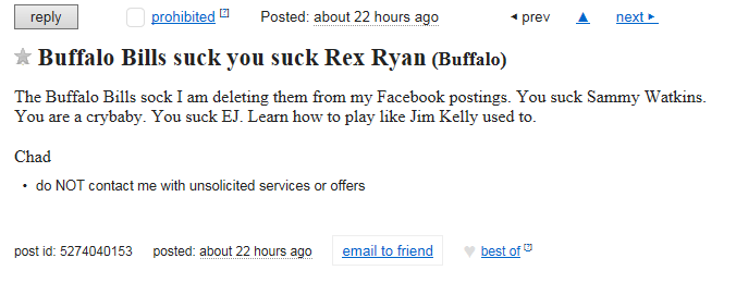 ventura99: Craigslist Buffalo Post An Ad