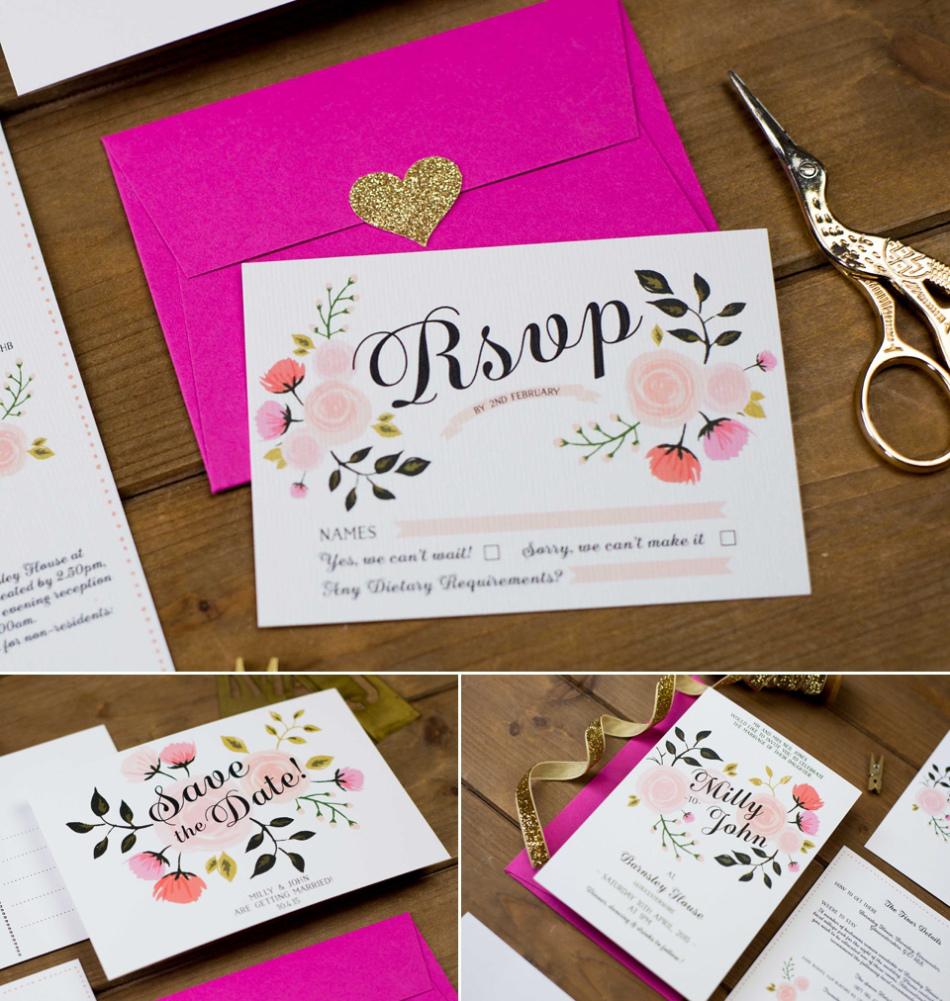 We're delighted to share the gorgeous wedding stationery collection of <a href="/charming_press/">Wendy</a>>lvmyd.rs/1NkBPo1