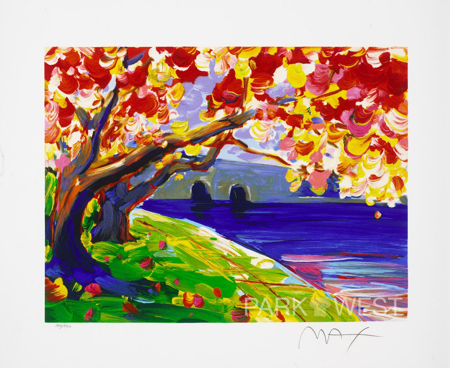 Happy birthday to pop artist Peter Max ! \"Cherry\" (2014) Peter Max 