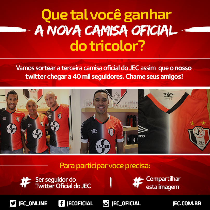 jec_online's tweet photo. Tá afim de ganhar essa camisa? É muito fácil. http://t.co/qPeAqY980E