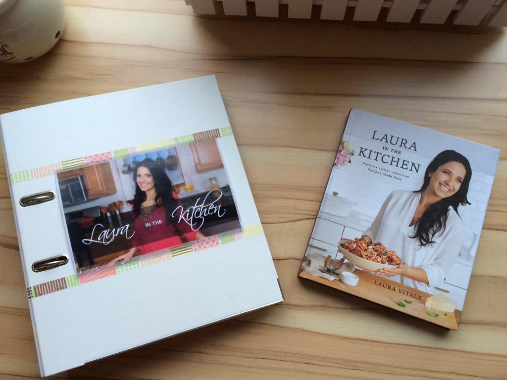 Steffie T. (@steffiebw) on Twitter photo Hey <a href="/LaurasKitchen/">Laura Vitale</a> look what just arrived.My selfmade cookbook with my fav Laura recipes finally united with yours! Hey <a href="/LaurasKitchen/">Laura Vitale</a> look what just arrived.My selfmade cookbook with my fav Laura recipes finally united with yours!