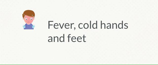 UOGTrampolining's tweet photo. SYMPTOM 1 OF MENINGITIS: having a fever while having cold hands &amp; feet. This is one of the earliest signs http://t.co/Bb2H7PfUza