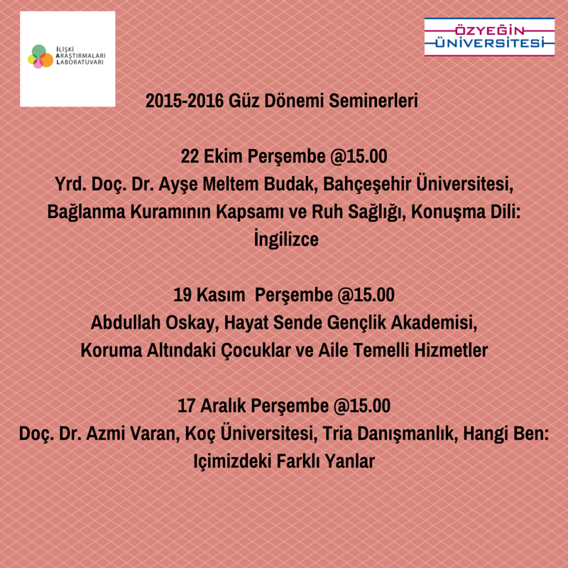 iliski_lab's tweet photo. Guz Dönemi Seminerlerimiz @ozu360 @ozyeginuni @OzUPsychology @ilkayholt @abdullahoskay @Cocuk_Lab  #psikoloji http://t.co/h933UQoZ9g