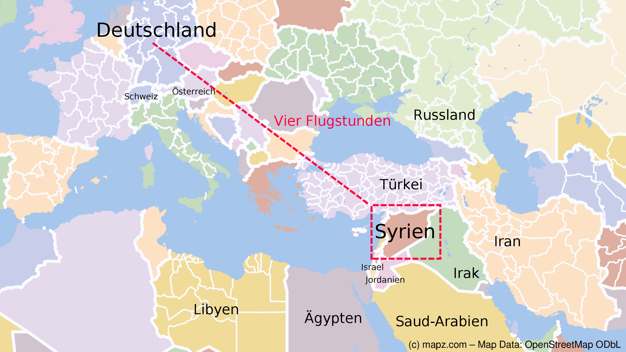 Krautreporter on Twitter: "Wo liegt Syrien? Warum gibt es dort Krieg