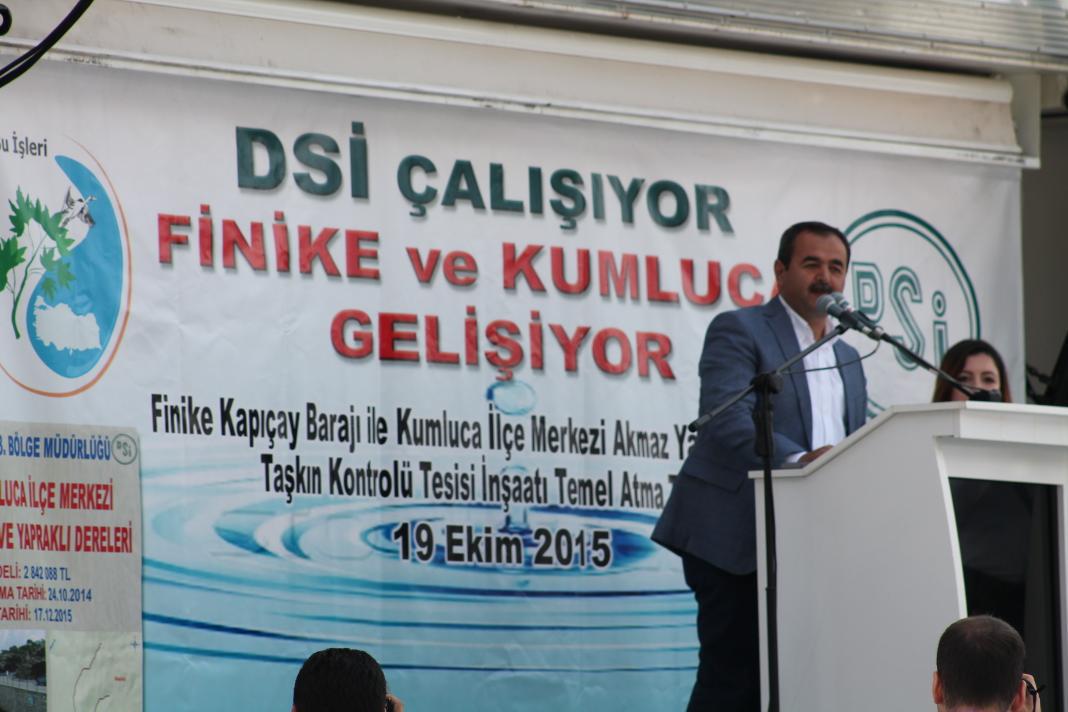 M.vekilimiz ve M.vekili Adaylarımız ile Kapıçay Barajı Temel Atma Törenine Katıldık