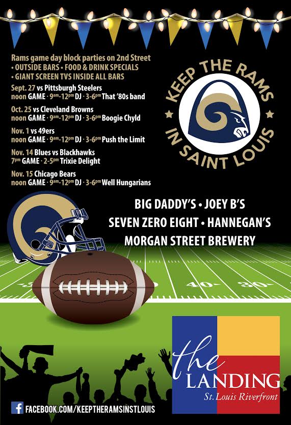 #Rams #SundayFootball #StlRams #StLouis #pregame #lacledeslanding #music #beer #craftbeer