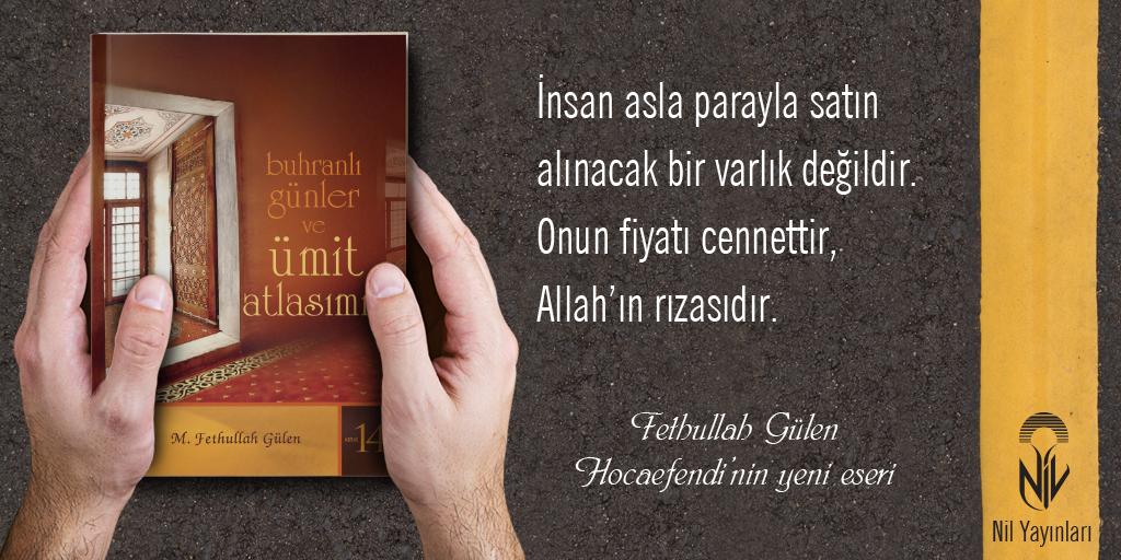 NilYayinlari's tweet photo. İnsan asla parayla satın alınacak bir varlık değildir!
Onun fiyatı Allah'ın rızasıdır...

#BuhranVeÜmit http://t.co/i5NNvjLnp0