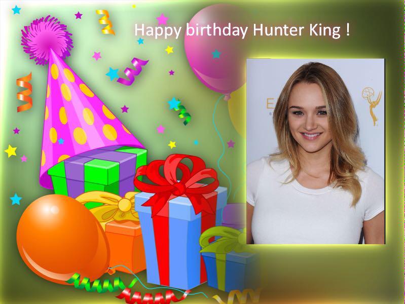  happy birthday Hunter King       