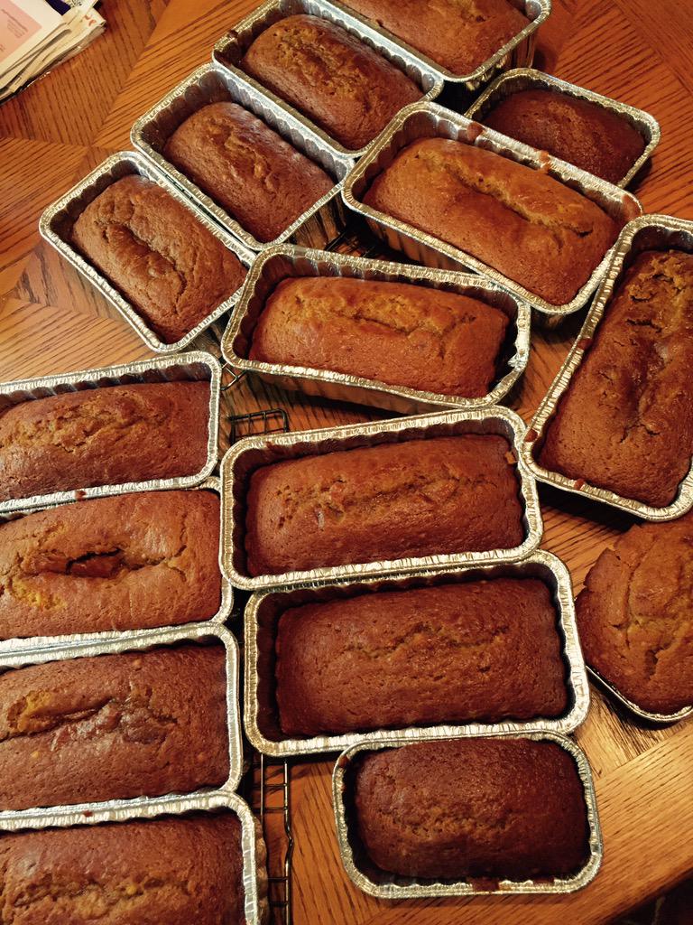 JBlaineCaudill's tweet photo. My #BakingForACure means my famous pumpkin ale beer bread will help. Buy a loaf and all proceeds for to #BCA. https://t.co/RUnWsTGE7s