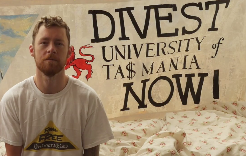 350Australia's tweet photo. Day7 @UTAS_ occupation-Students to escalate this wk to #divestUTAS b4 @COP21 https://t.co/ABun5VXqIh @FossilFreeUtas https://t.co/tSGIXv8U1q