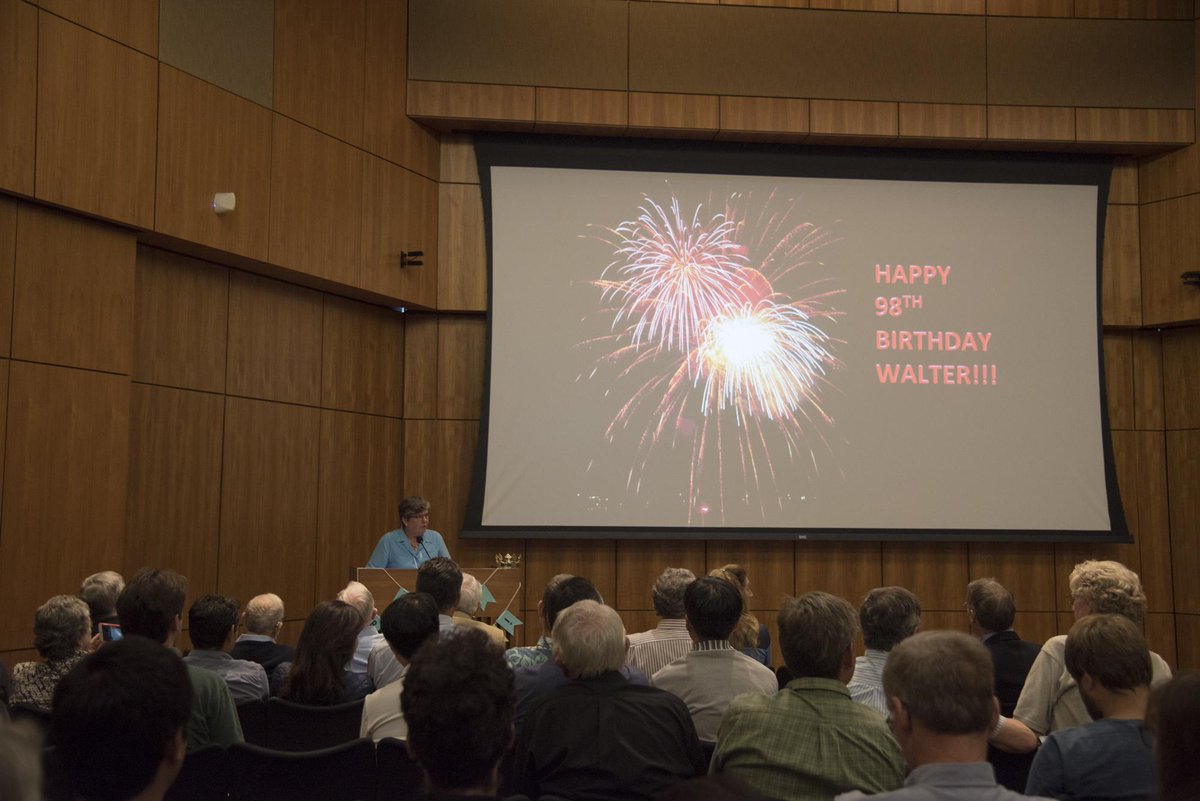 Marking oceanographer Walter Munk's 98th birthday with  modest festivities to honor an exceptional career.