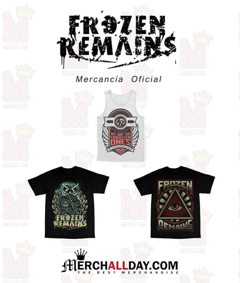 SunnyDayApparel's tweet photo. Ya tenemos disponible la mercancía oficial de @FrozenRemains Envíos a nivel mundial #Deathcore #Metal #México #MAD https://t.co/DfZxVvnsgC