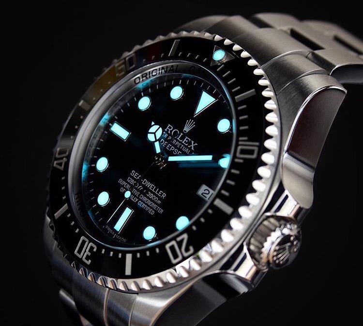 WatchFM's tweet image. #Rolex 116660 Deep Sea Lume 🔲🔳▪️▫️