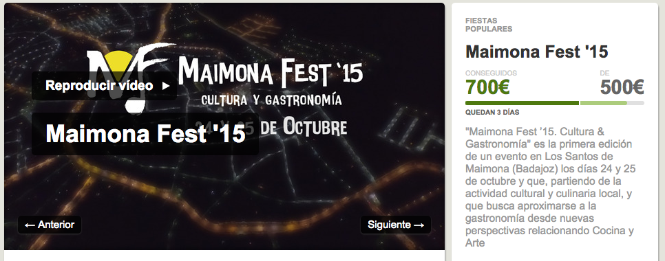 Iciar_Garciaa's tweet photo. A 3 días del fin del crowdfunding para #MaimonaFest. Y a 300€ de nuestro objetivo... 💪HELP! https://t.co/8IDaO0ADJ4 https://t.co/5gqZsunf3z