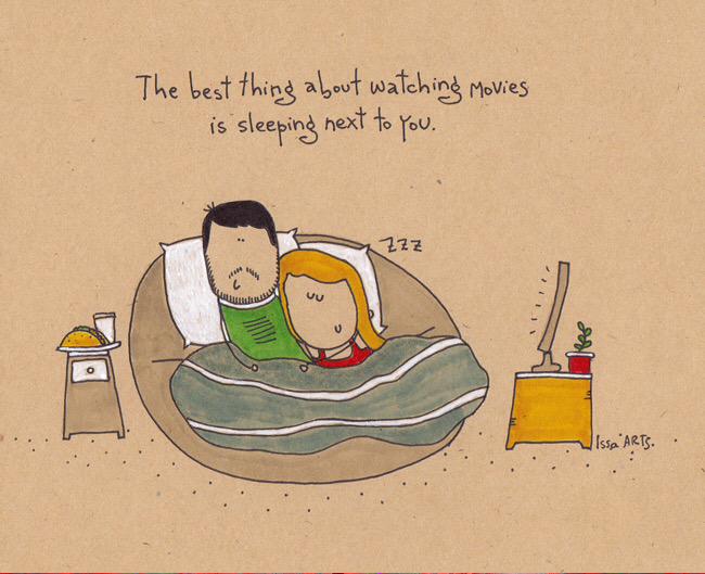 IssaArts's tweet photo. The best thing about watching #movies...
#illustration #art #issaarts #romantic https://t.co/zQ6hjWpcRQ
