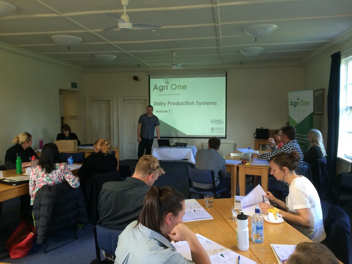AgriOneLtd's tweet image. Day 1 Agri One Dairy Production Systems course in Palmy, eager for 3 days of intensive learning :-) @OneFarmConnect