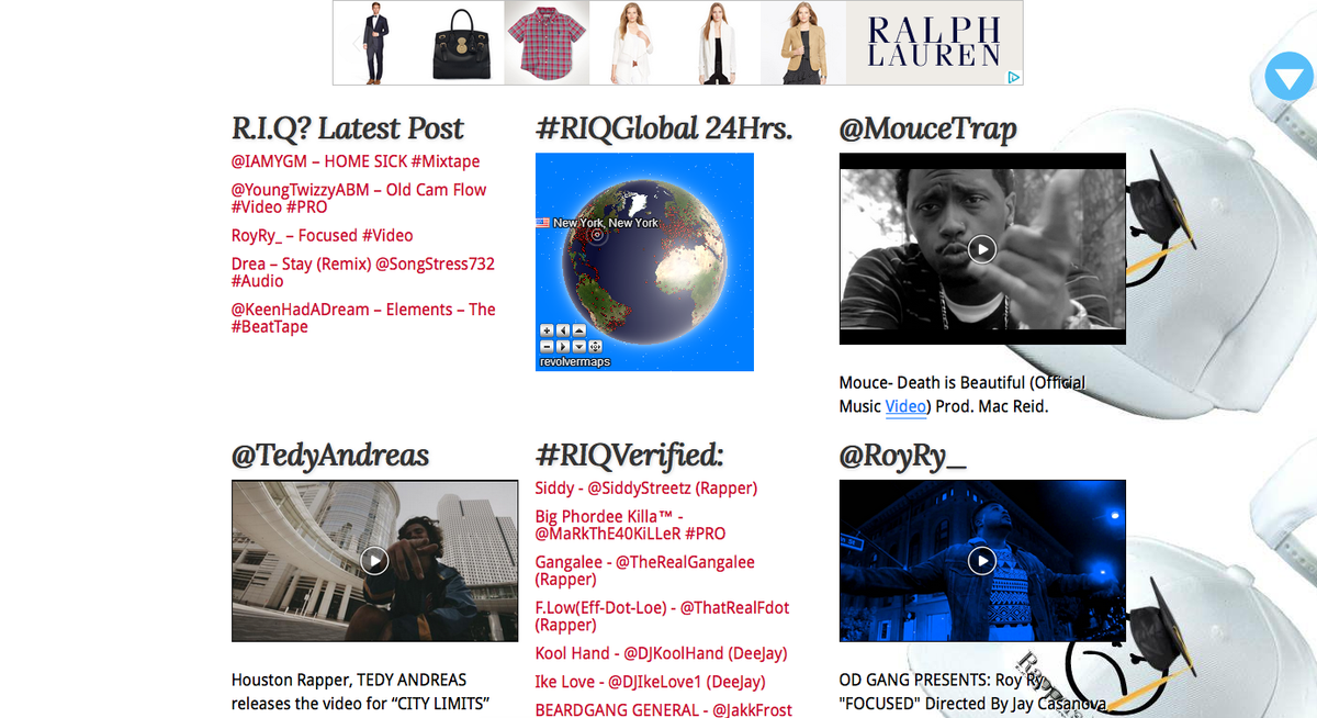 RappersIQ's tweet photo. #RIQ #3For3 1. @Moucetrap "Death is Beautiful" 2. @TedyAndreas  "City Limits" 3. @RoyRy_  "Focused" . Thank You. https://t.co/GEp4uLgMY0