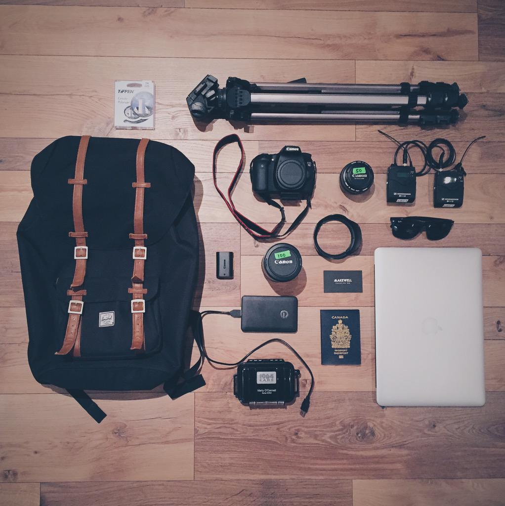 makewellco's tweet image. Packin' up for a few days to gather some footage. Get a hold of us by sending smoke signals... or hello@makewell.ca