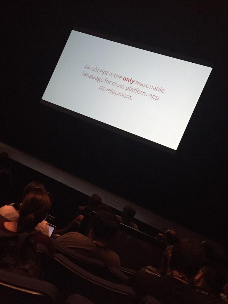 DamienBAus's tweet image. I&apos;ll just leave this here... #HTML5DevConf #javascript #future