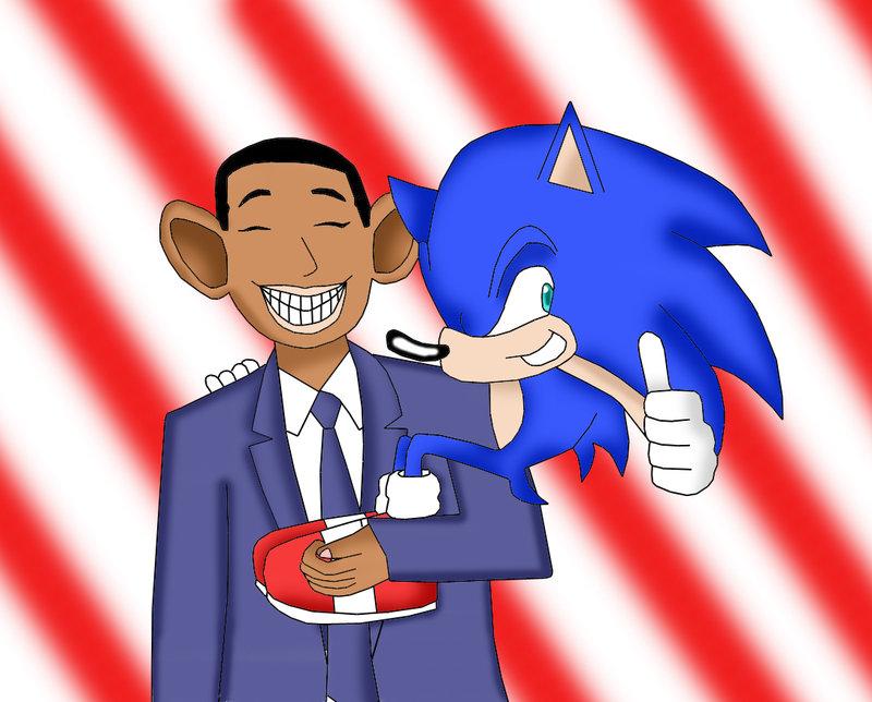 Bad Sonic Fan Art On Twitter Sonic Obama Https T Co W1f6bqgdzs