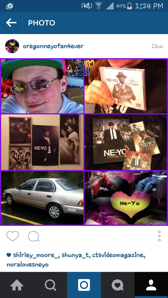  another huge Happy Birthday to my Idol Ne-Yo. I love you. Btw my car is named Chimera after you.     