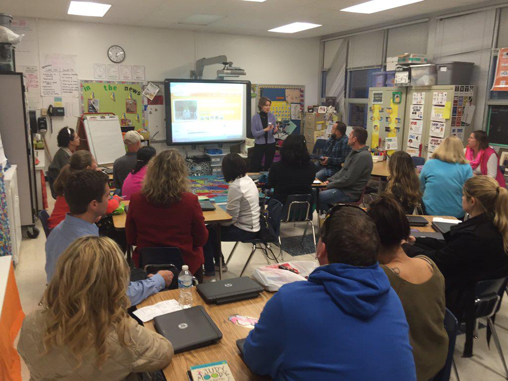 VBAnchor's tweet image. Parents being introduced to Achieve 3000 at Thoroughgood ES. #vbanchor #vbschools