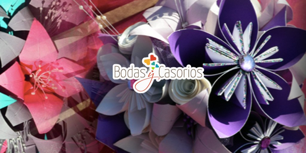 No solo tus partes pueden ser de papel. ¡Tu ramo de novia también! Conoce Decorigami en bodasycasorios.cl