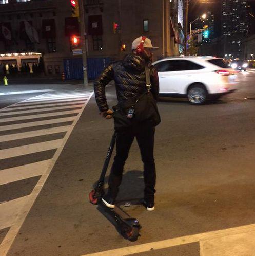 Happy birthday Will you be scootering home from the game tonight? 